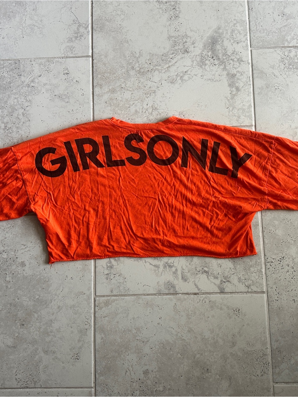 Fashion Nova Orange Lightweight Long-Sleeve Top - Picture 3 of 3
